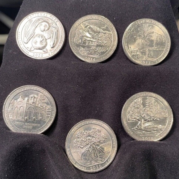 U.S. Territories ATB Quarters-6 Coin Set Circulated-Well Defined coins-Brilliant - Picture 4 of 4